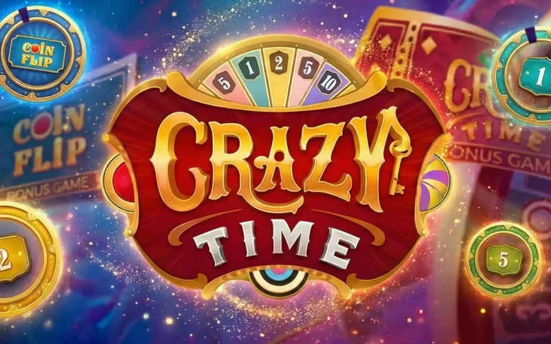 Divirta-se com o show Crazy Time ao vivo na Lottu.