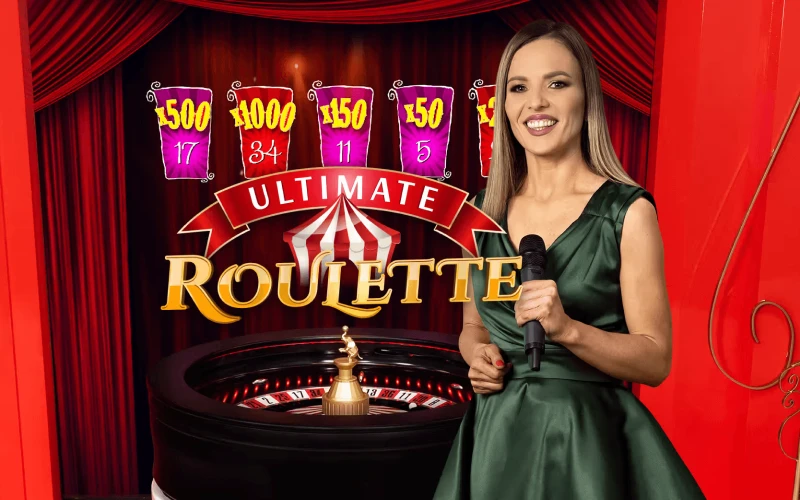 Aposte na emocionante Ultimate Roulette no cassino Lottu.